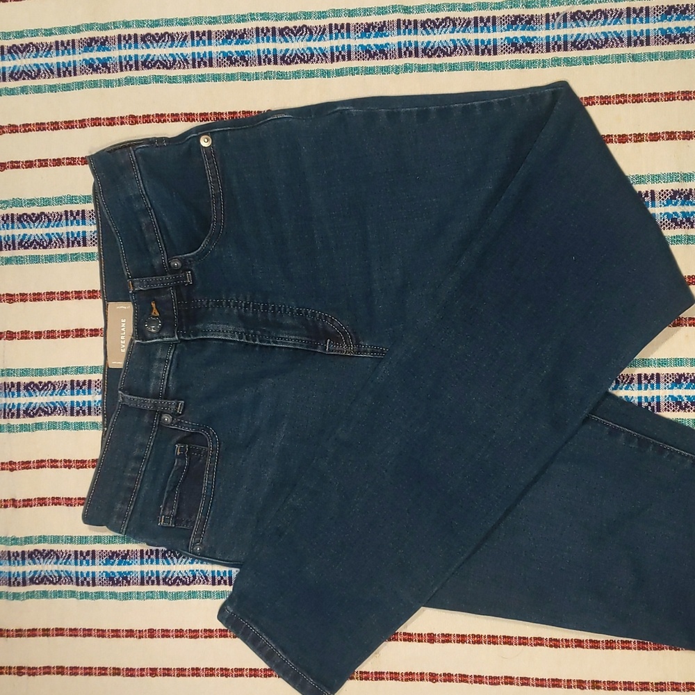 Everlane Women's High Rise Indigo Jeans